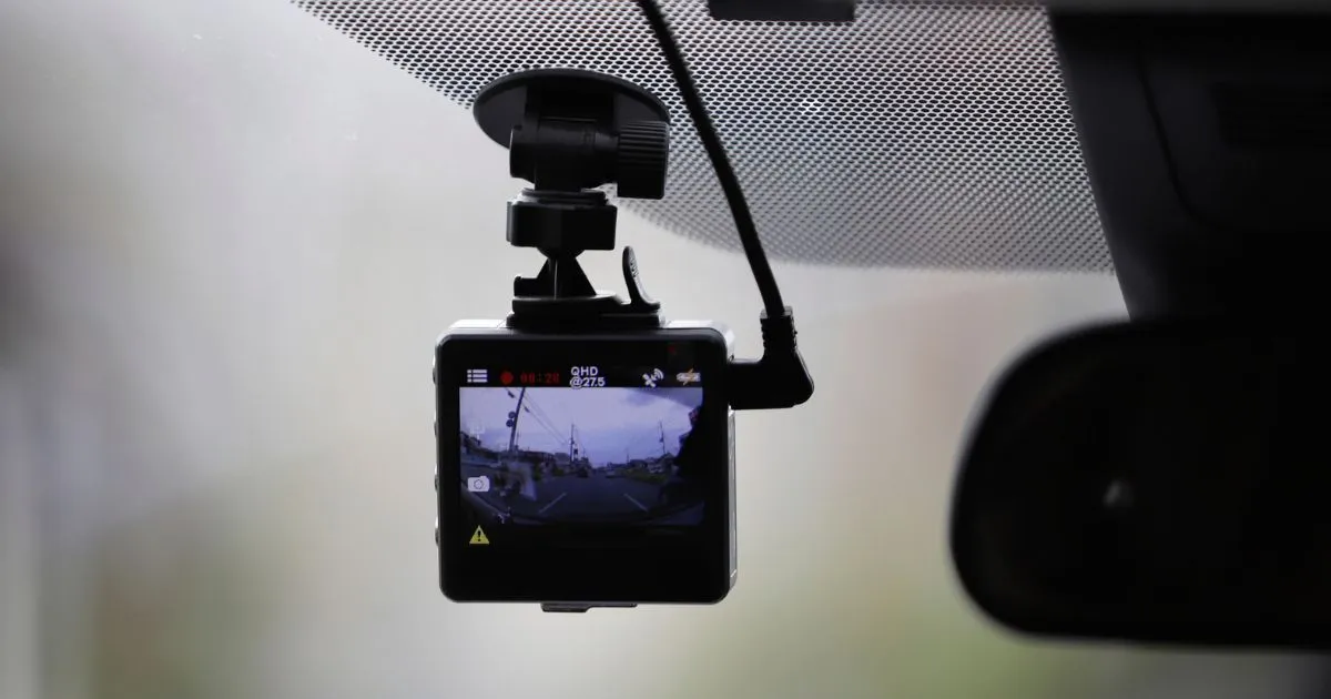 A Smart Vehicle Camera At Work In A Parked Car