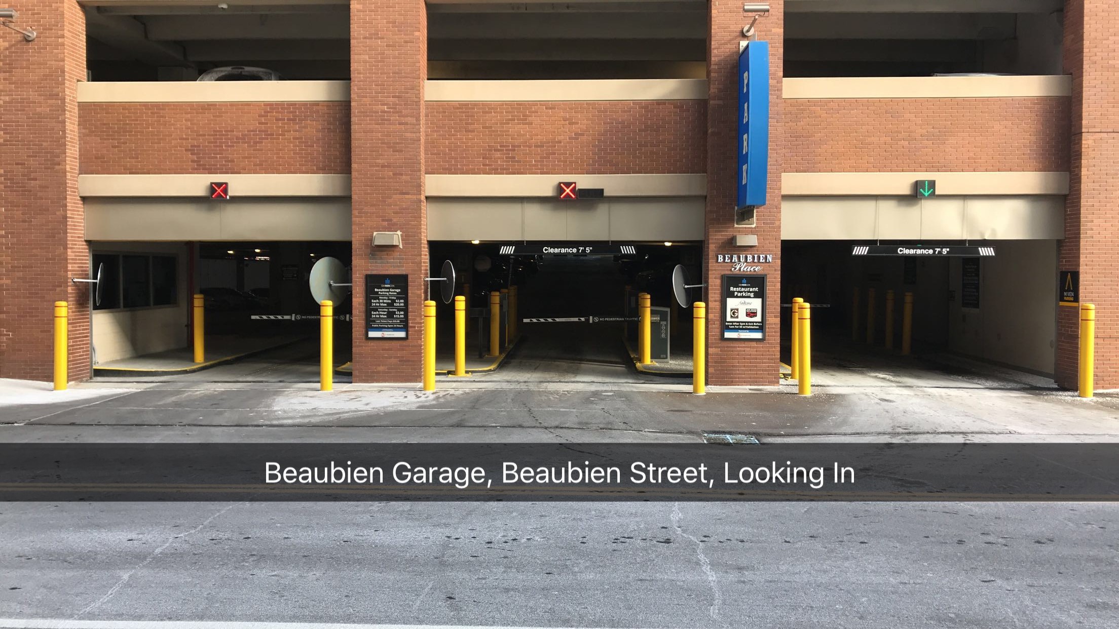 Beaubien Garage, Detroit Car Park
