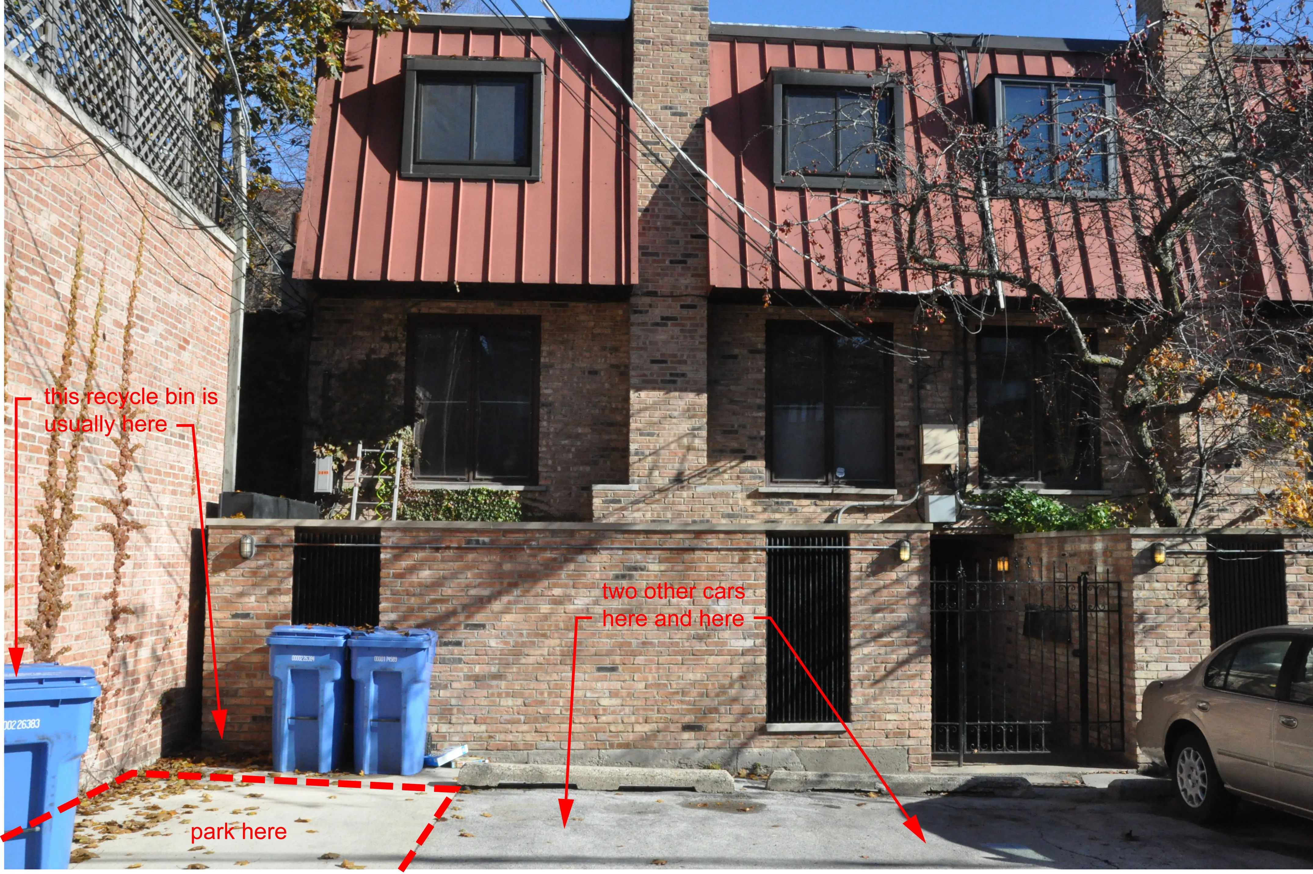 Parking For Rent - Brick Alley Parking Space