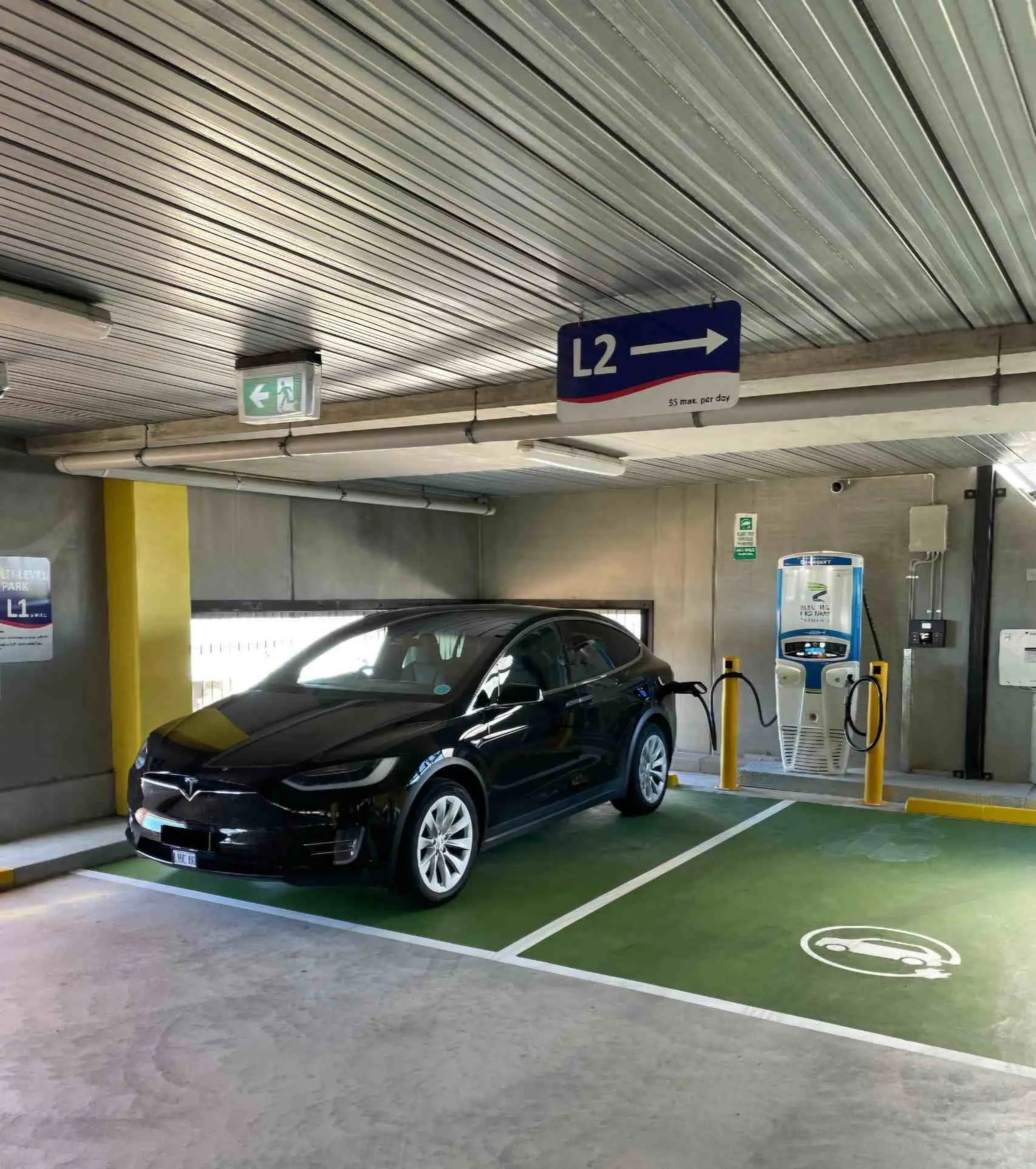 Safe And Secure Parking Also Has Ev Charging Very Easy To Access And Depart From For City Location.