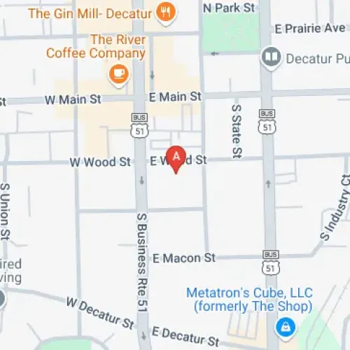 101-199 E Wood St, Decatur, IL 62523, United States