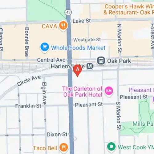 1133 South Blvd, Oak Park, IL 60302, Amerika Serikat