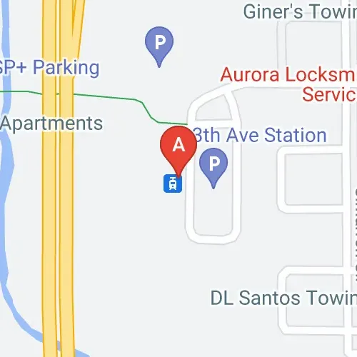 13th Ave Station, Aurora Car Park