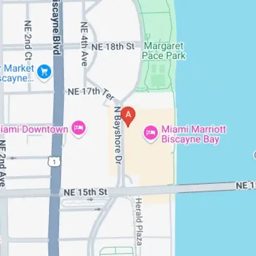 1737 N Bayshore Dr, Miami, FL 33132, United States