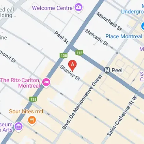 2061 Stanley St, Montreal, Quebec H3A 0B7, Canada