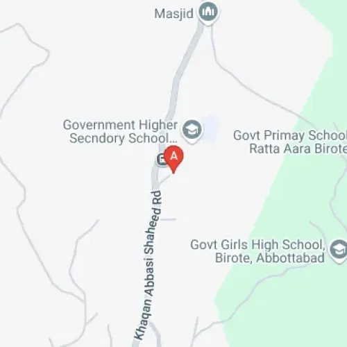 2FQR+RQP, Khaqan Abbasi Shaheed Rd, Birote, Abbottabad, Khyber Pakhtunkhwa, Pakistan