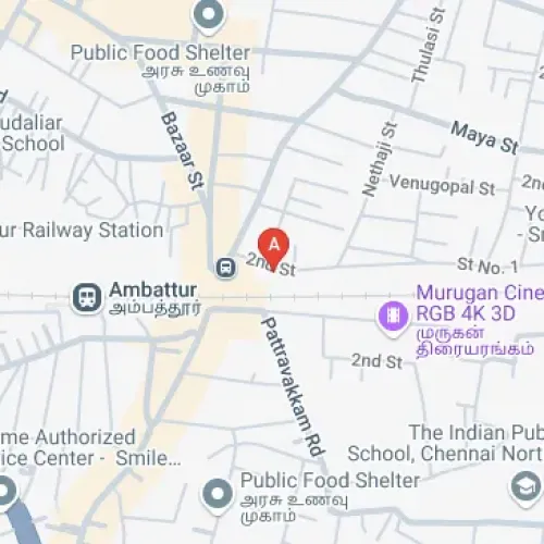 4574+V6C, St No. 1, Poompuhar Nagar, Kalyanapuram, Ambattur, Chennai, Tamil Nadu 600053, India