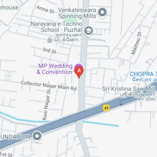 46X3+GP6, Perambur Red Hills High Rd, Nagappa Industrial Estate, Madhavaram, Kadirvedu, Tamil Nadu 600066, India