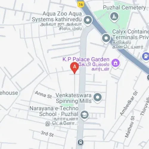 5633+9JG, Puzhal, Kadirvedu, Tamil Nadu 600066, India