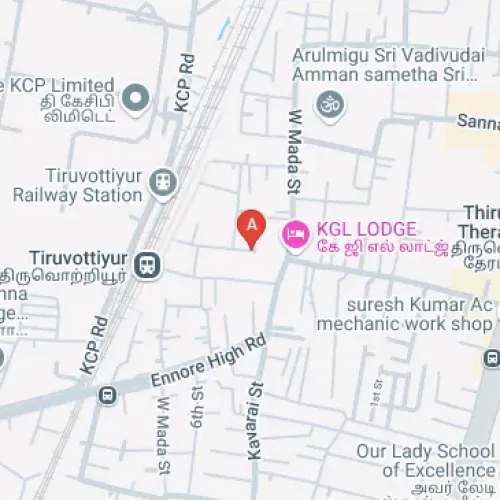 575X+H34 Railway Station, N Railway Station Rd, Gangai Nagar, Tiruvottiyur, Chennai, Tamil Nadu 600019, India