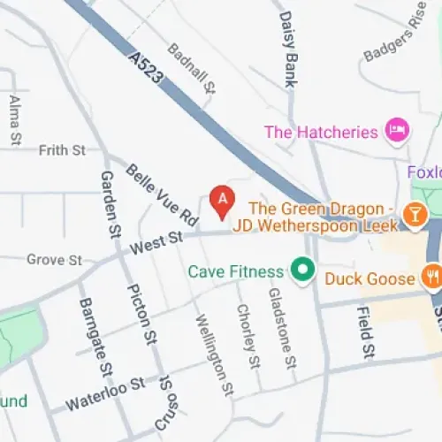 8AA, West St, Leek ST13 8AG, United Kingdom