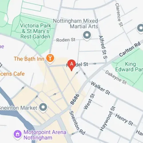Aberdeen St, Nottingham NG3 1JE, United Kingdom
