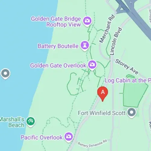 ที่อยู่ติดกัน Battery Godfrey, Lincoln Blvd, ซานฟรานซิสโก, CA 94129, สหรัฐอเมริกา