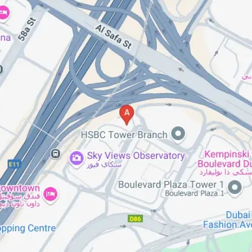 Amelia Lounge Address, Sky View - Downtown Dubai - Dubai - United Arab Emirates