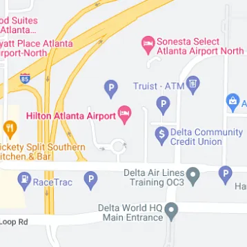 Atlanta Airport Parking Hilton Atlanta Airport - Self Park - Uncovered - Hapeville