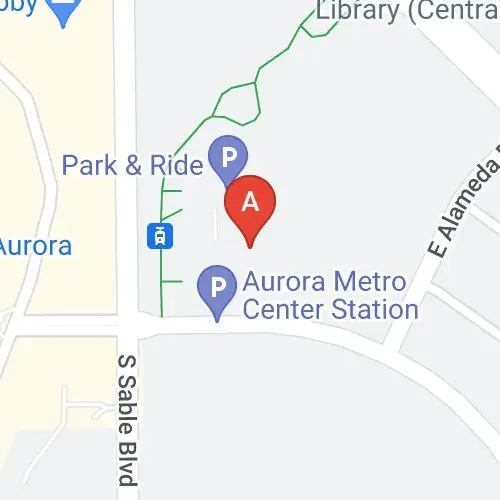 Aurora Metro Center Station, Aurora Car Park