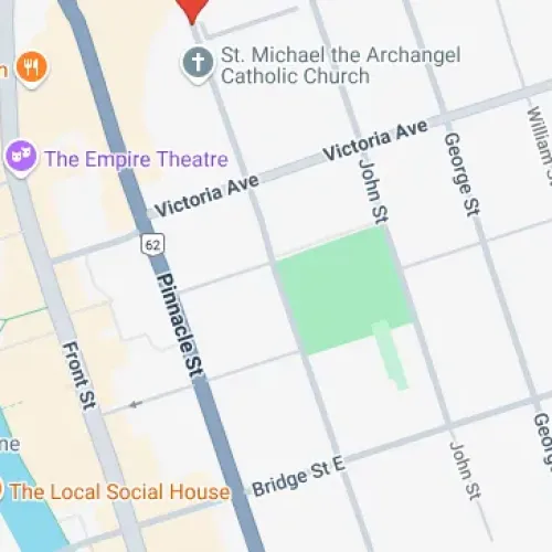 Belleville Ontario pito i matu o le Church Street Vehicle nofoaga e paka ai taavale Totogi