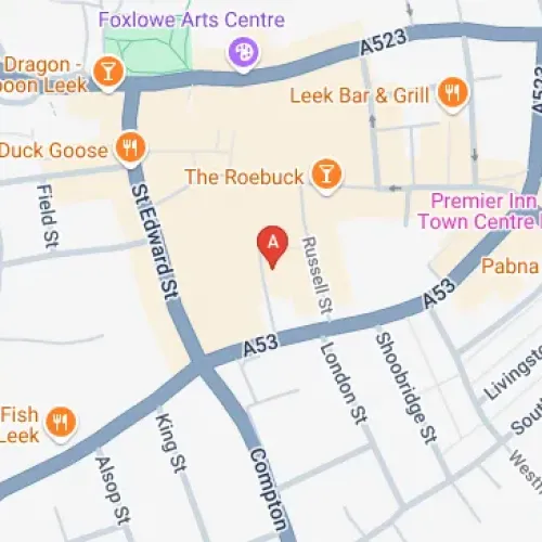 Brook St, Pickwood Rd, Leek ST13 5SN, United Kingdom