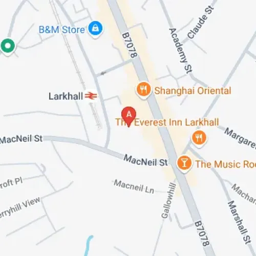 ถนนคาลีโดเนียน ลาร์คฮอลล์ ML9 1ER สหราชอาณาจักร