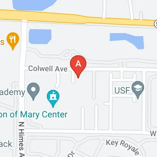 Colwell Avenue - New Apostolic Church (monday - Saturday), Tampa Car Park
