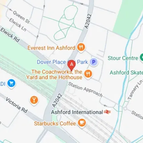 Dover Pl, Ashford TN23 1HU, United Kingdom