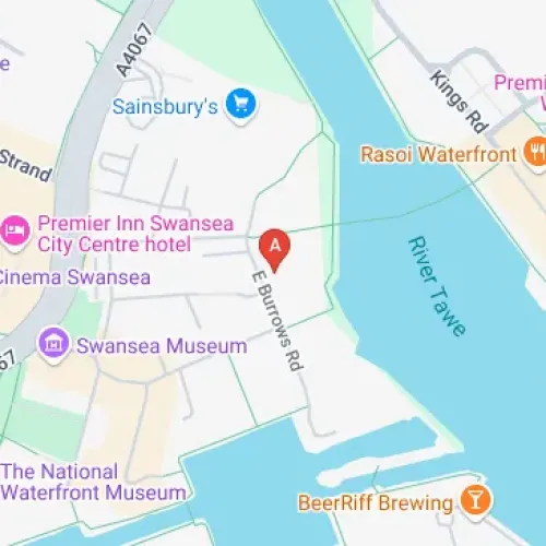E Burrows Rd, Swansea SA1 1RE, United Kingdom
