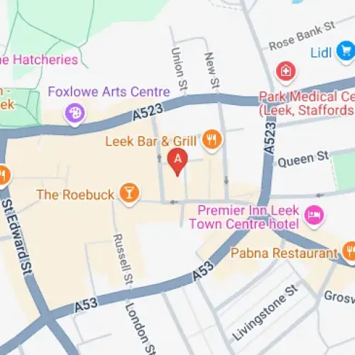 East, 6HZ, Market St, Leek ST13 6HX, United Kingdom