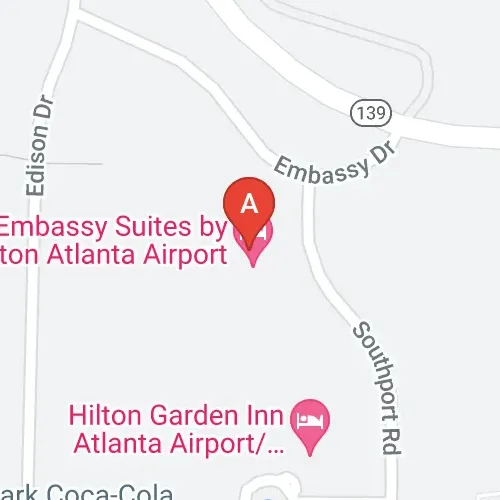 Embassy Suites Atlanta Airport, Atlanta Car Park