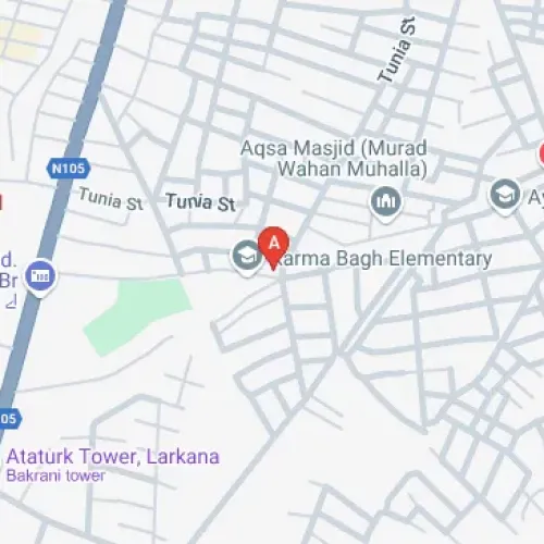 G6W8+8HJ, Larkana, Sindh, Pakistan