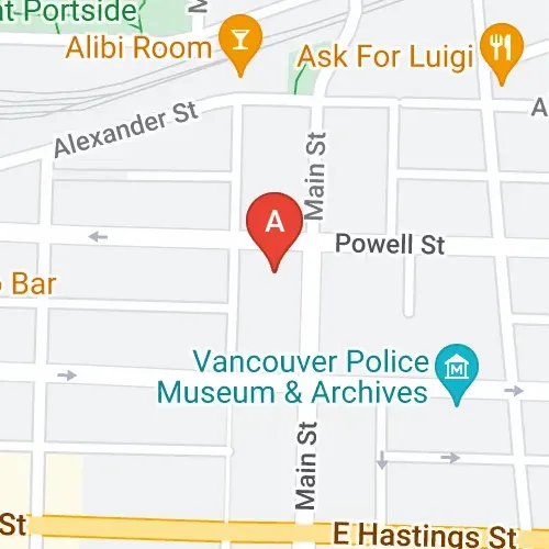 Main & Powell-no.5 Orange, Vancouver Car Park