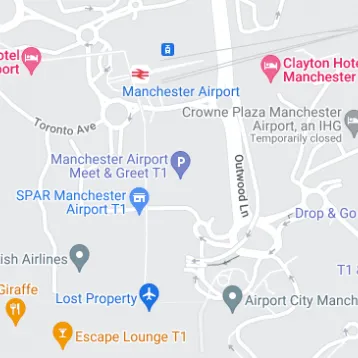 Manchester Airport Parking Official Meet & Greet - T1