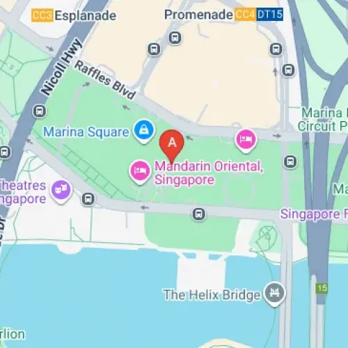 Mandarin Oriental Singapore Car Parking Spaces