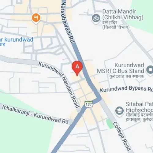 MHJR+63F, Kurundwad, Maharashtra 416106, India