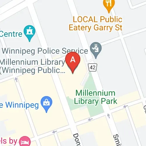 Millenium Library, Winnipeg Car Park