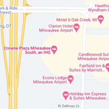 Milwaukee General Mitchell Airport Parking Crowne Plaza Milwaukee Airport - Self Park - Uncovered - Milwaukee