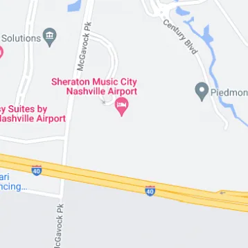 Nashville Airport Parking Sheraton Music City Hotel - Self Park - Uncovered - Nashville
