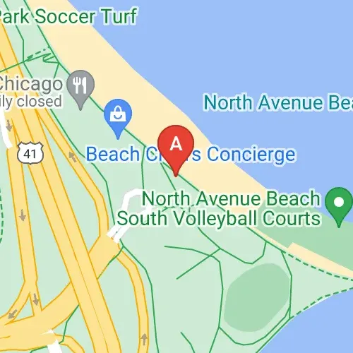 North Avenue Beach Surface Lot, Chicago Car Park