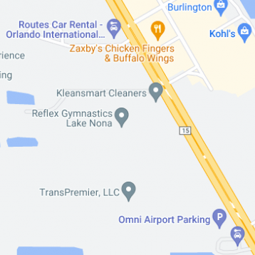 MCO Parking Map - Orlando International Airport MCO