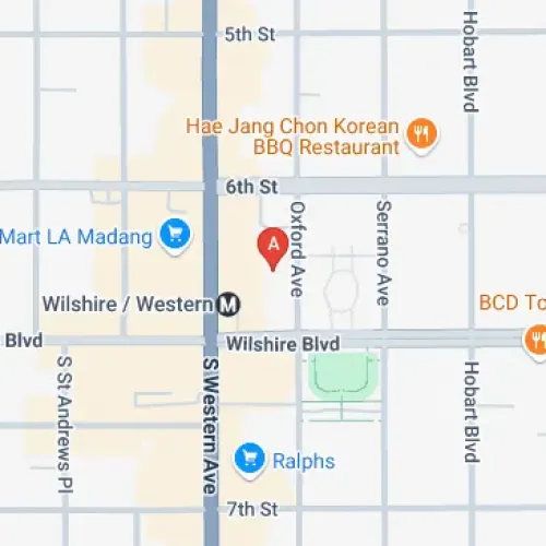 Oxford & 6th (Southbound, Los Angeles, CA 90010, United States