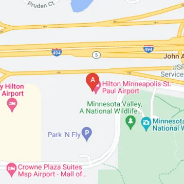 Parking, Garages And Car Spaces For Rent - 3800 American Blvd E - Hilton Msp Airport Lot