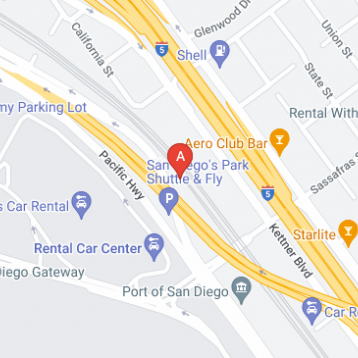 Parking, Garages And Car Spaces For Rent - San Diego's Park Shuttle & Fly - Lot A, Oversized Vehicles - Uncovered Self Park