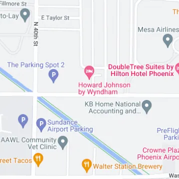 Phoenix Sky Harbor Airport Parking Howard Johnson Airport Downtown - Self Park - Uncovered - Phoenix