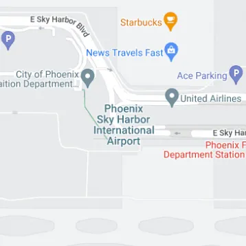 Phoenix Sky Harbor Airport Parking Preflight Airport Parking - Self Park - Covered - Phoenix