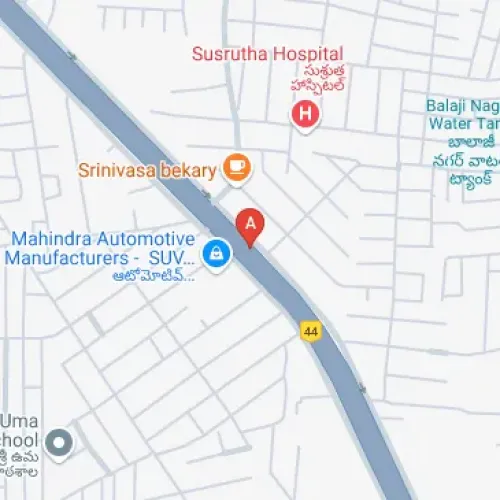 R2Q7+W7V, near santhosh nager, opposite mahendra show room, Santosh Nagar Colony, Kurnool, Andhra Pradesh 518006, India