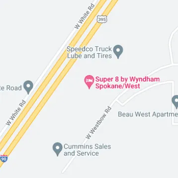 Spokane Airport Parking Super 8 Spokane/west - Self Park - Uncovered - Spokane