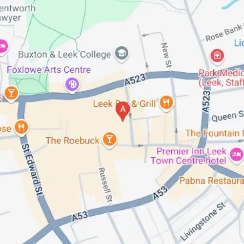 West St, Market St, Leek ST13 6HX, United Kingdom