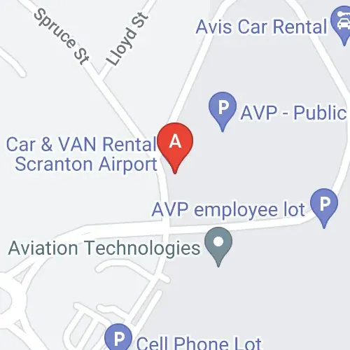 Wilkes Barre Scranton Airport, Avoca Car Park