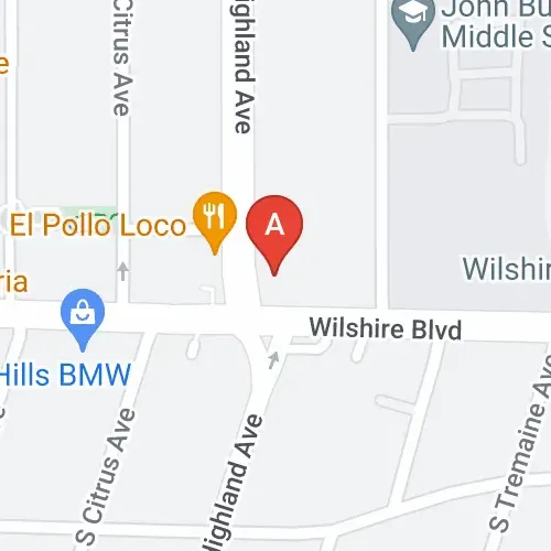 Wilshire Blvd, Los Angeles Car Park