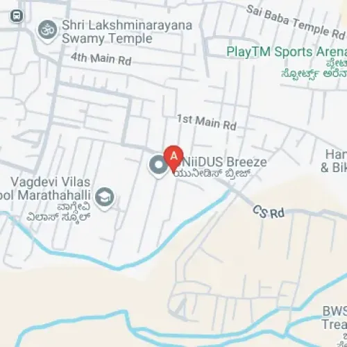 WPW6+2J4, Vagdevi Lyt, Munnekolala, 2nd Cross Rd, behind UNIDUS BREEZE, Apartment, Bengaluru, Karnataka, India