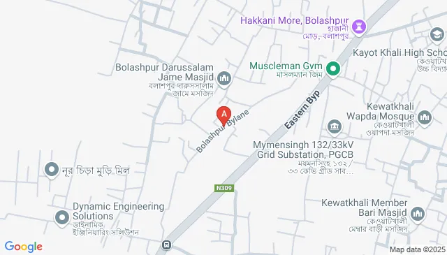 37 Bolashpur Bylane, Mymensingh, Bangladesh